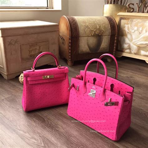 hermes kelly ostrich pink|hermes ostrich kelly sellier.